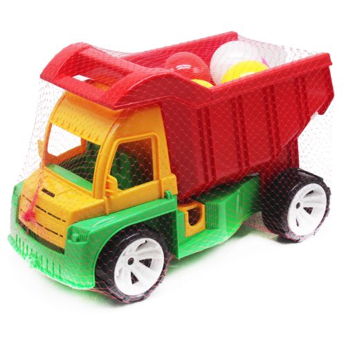 Алексбамс вантажівка куля малий (жовтий + червоний) (Бамсик)