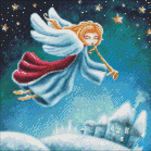 Алмазна мозаїка "Різдвяний ангел" (Идейка)