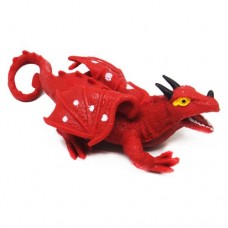 Резиновый дракон красный антистресс