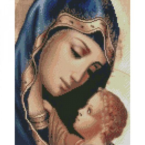 Алмазна мозаїка "Божа Матір" 30х40 см (Strateg)
