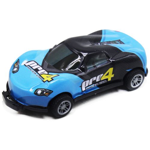 Машинка "Crash Racing" на планшете, голубая (MiC)