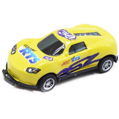 Машинка "Crash Racing" на планшеті, жовта (MiC)