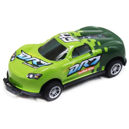 Машинка "Crash Racing" на планшете, зеленая (MiC)