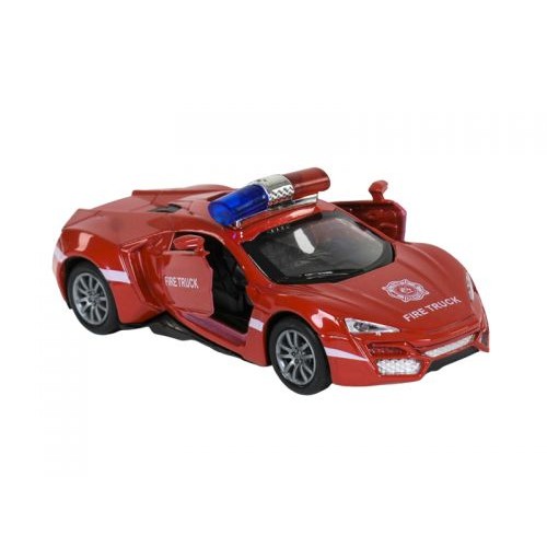 Машина металопластик "АвтоЕксперт Lamborghini" поліція (червона) (TK Group)
