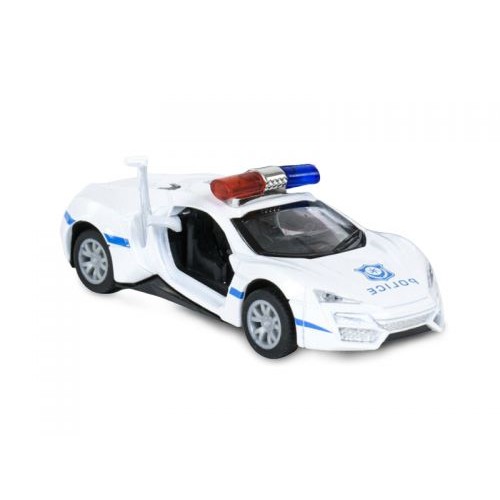 Машинка металлопластик "АвтоЭксперт Lamborghini" полиция (белая) (TK Group)
