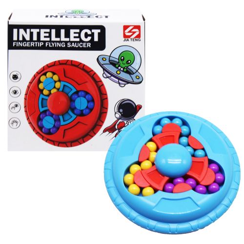 Логічна гра "IQ Ball: Літаюча тарілка", блакитний (MiC)