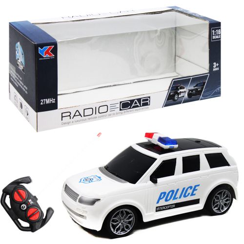 Машина на радіокеруванні поліц. біла