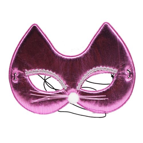 Маска карнавальна "Кішка", рожева (MiC)