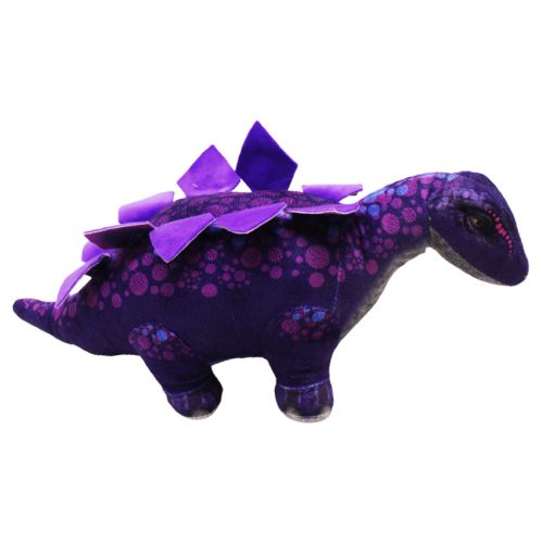 М'яка іграшка "Стегозавр", фіолетовий (MiC)