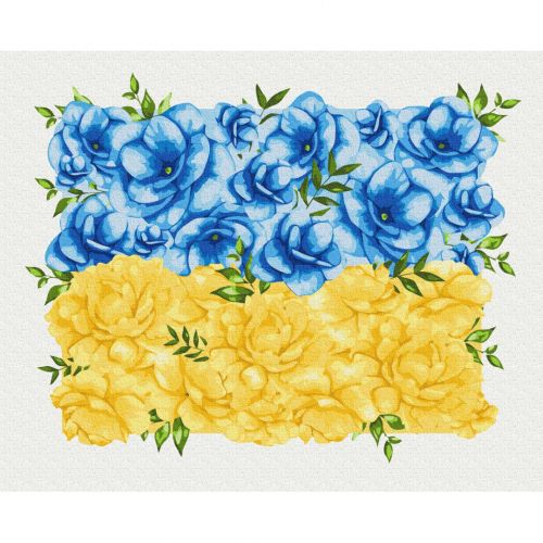 Картина за номерами "Квітучий прапор ©Svetlana Drab" ★★★★ (Brushme)