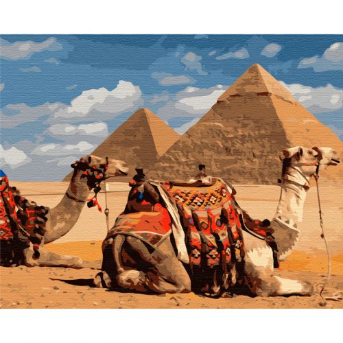 Картина по номерам "Символы Египта" ★★★★ (Brushme)
