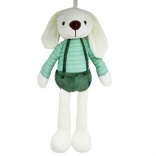 Іграшка зайчик в зеленому