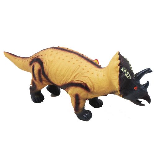 Динозавр гумовий бежевий (JIA YU TOY)