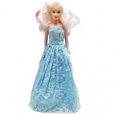 Кукла в бальном платье, нежно-голубой