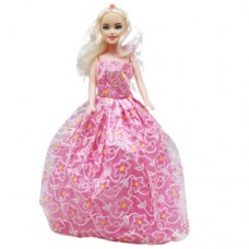 Кукла в бальном платье, розовый