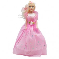 Лялька в бальній сукні, рожевий з квітами