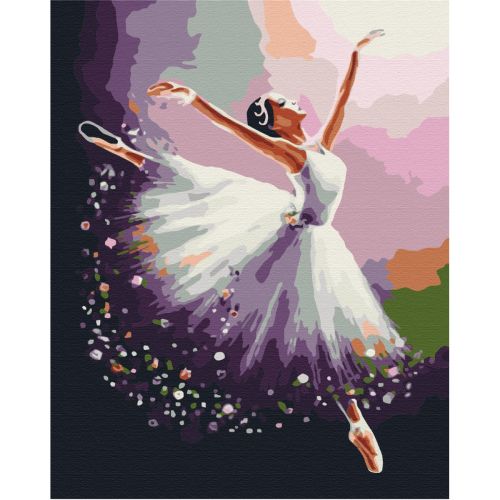 Картина по номерам "Волшебная балерина" ★★ (Brushme)