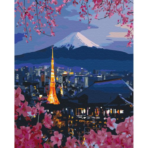 Картина по номерам "Путешествие по Японии" ★★★★ (Brushme)