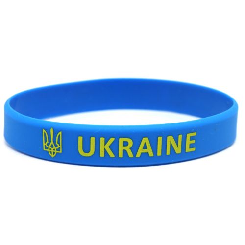 Браслет Україна блакитний (MiC)