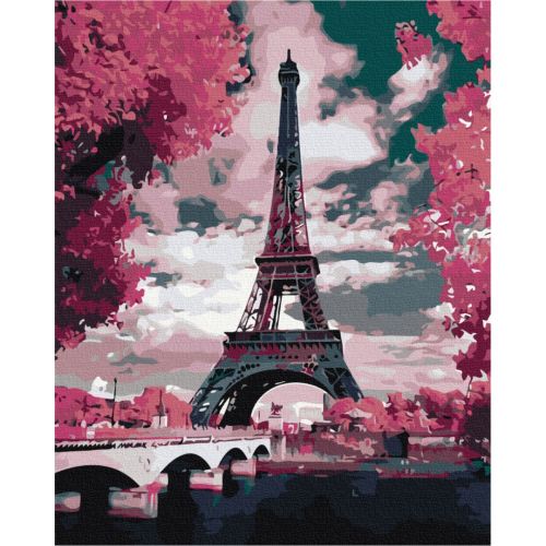 Картина по номерам "Магнолии в Париже" ★★★ (Brushme)