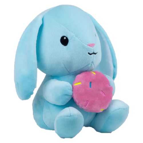 М'яка іграшка "Зайчик з пончиком", блакитний (Золушка)