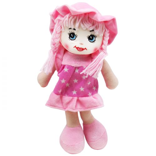 Кукла мягкая розовая (YI WU)