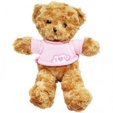 М’яка іграшка ведмедик в рожевому 30см