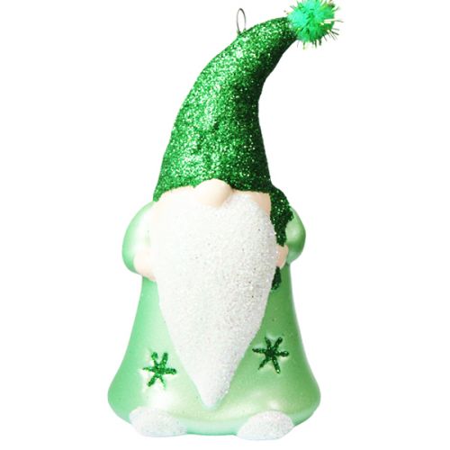 Елочная игрушка Гном зеленый (MiC)