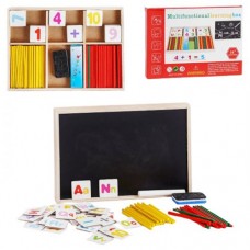 Деревянная игрушка Математика “Multifunctional learning box”с доской