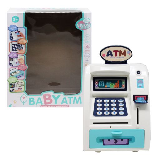 Сейф-терминал "Baby ATM", блакитний (MiC)