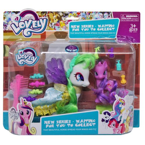 Игровой набор "My little Pony", белый + розовый (MiC)