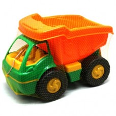 Пластиковая машинка Самосвал зелено-оранжевый