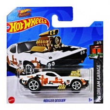 Машинка Hot Wheels Rodger Dodger біла з пікселями