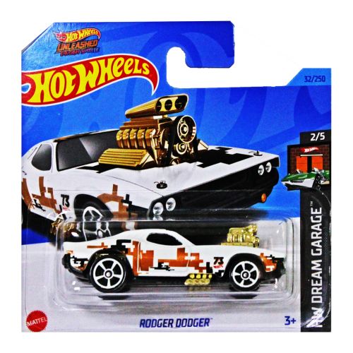 Машинка Hot Wheels Rodger Dodger белая с пикселями (Hot Wheels)