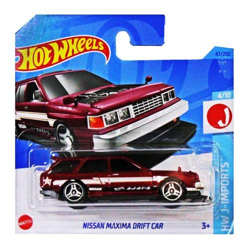 Машинка Hot Wheels Nissan Maxima Drift Car вишневая (Hot Wheels)