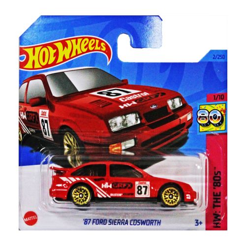 Машинка Hot Wheels '87 Ford Sierra Cosworth красная (Hot Wheels)