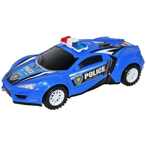Машинка инерционная "Полиция", синяя (MiC)