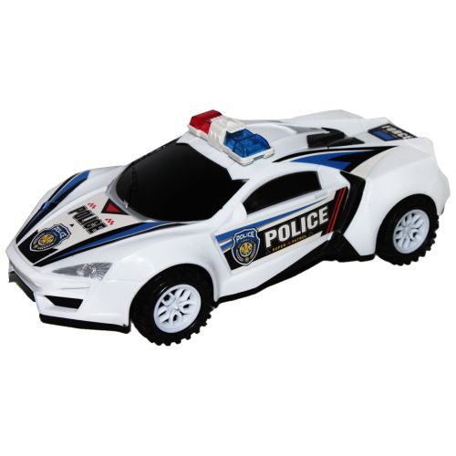 Машинка инерционная "Полиция", белая (MiC)