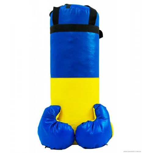 Боксерський набір Ukraine великий, 55 см (Strateg)