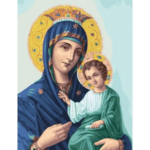 Картина за номерами "Іверська Божа Матір" (Rainbow Art)