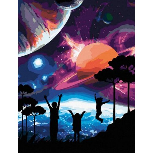 Картина за номерами "Парад планет" (Rainbow Art)
