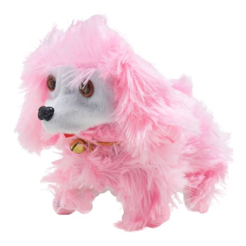 Собачка интерактивная, розовая (MiC)