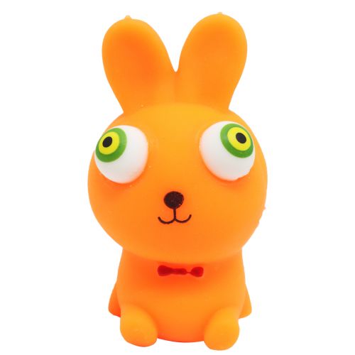 Игрушка-антистресс "Кролик", оранжевый (MiC)