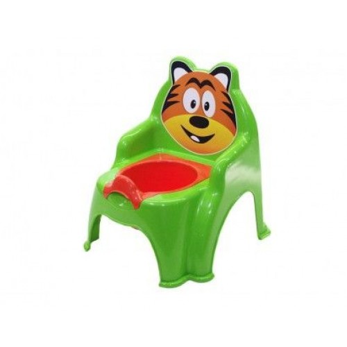 Детский горшок-стульчик "Тигр" (салатовый) (Doloni)