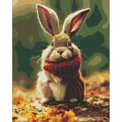 Алмазна мозаїка "Маленький кролик у лісі" (Идейка)