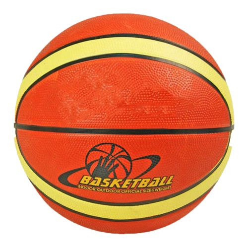 М'яч баскетбольний BT-BTB-0028 гумовий, розмір 7 600г 3цв. / 30 / (MiC)
