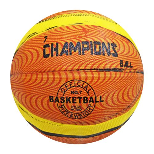 М'яч баскетбольний BT-BTB-0028 гумовий, розмір 7 600г 3цв. / 30 / (MiC)