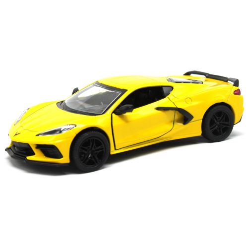 Машинка Kinsmart "2021 Corvette", желтый (Kinsmart)
