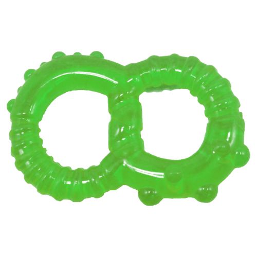 Прорезыватель с водой "Символ бесконечности", зеленый (Lindo)