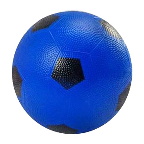 М`ячик дитячий "Футбол", гумовий (синій) (MiC)